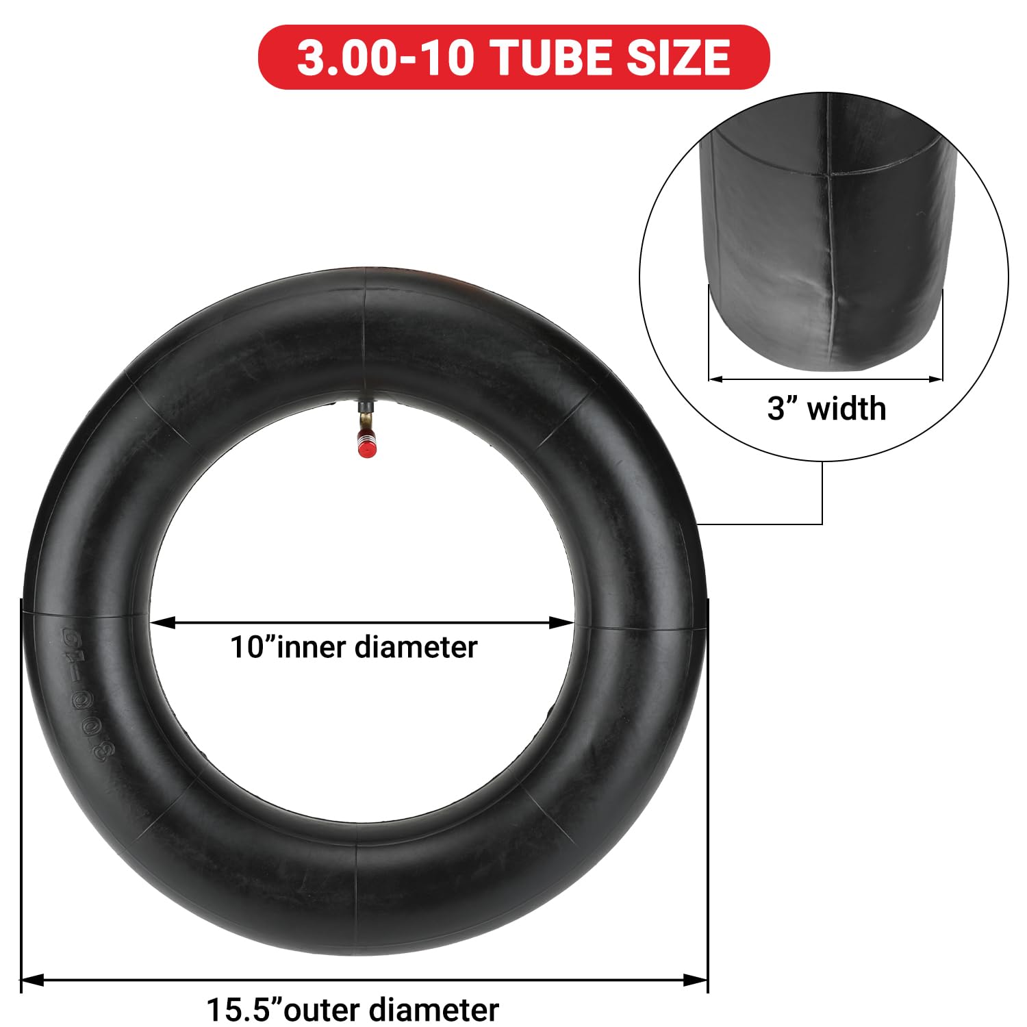 GREHUA red stem valve caps add corrosion resistance and style.