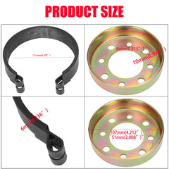 GREHUA 4 inch sprocket hub for 1 inch axles.