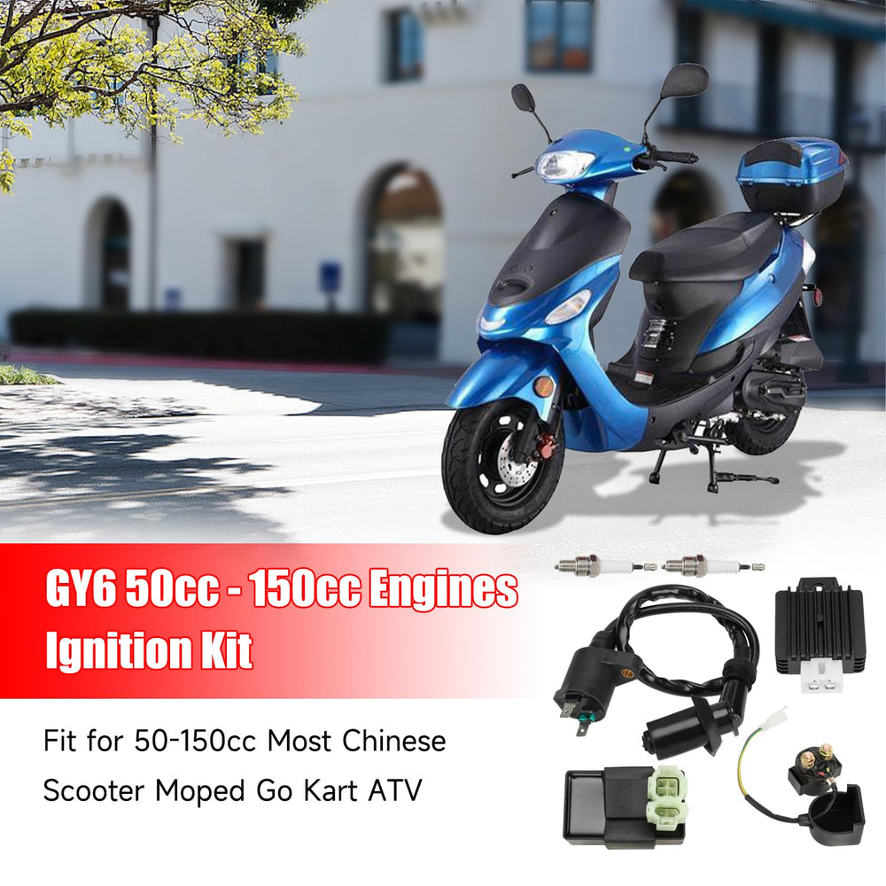 GREHUA starter solenoid relay delivering smooth starting for 50cc–150cc scooters.