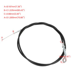 GREHUA throttle cable extended to 1800mm for precise throttle control