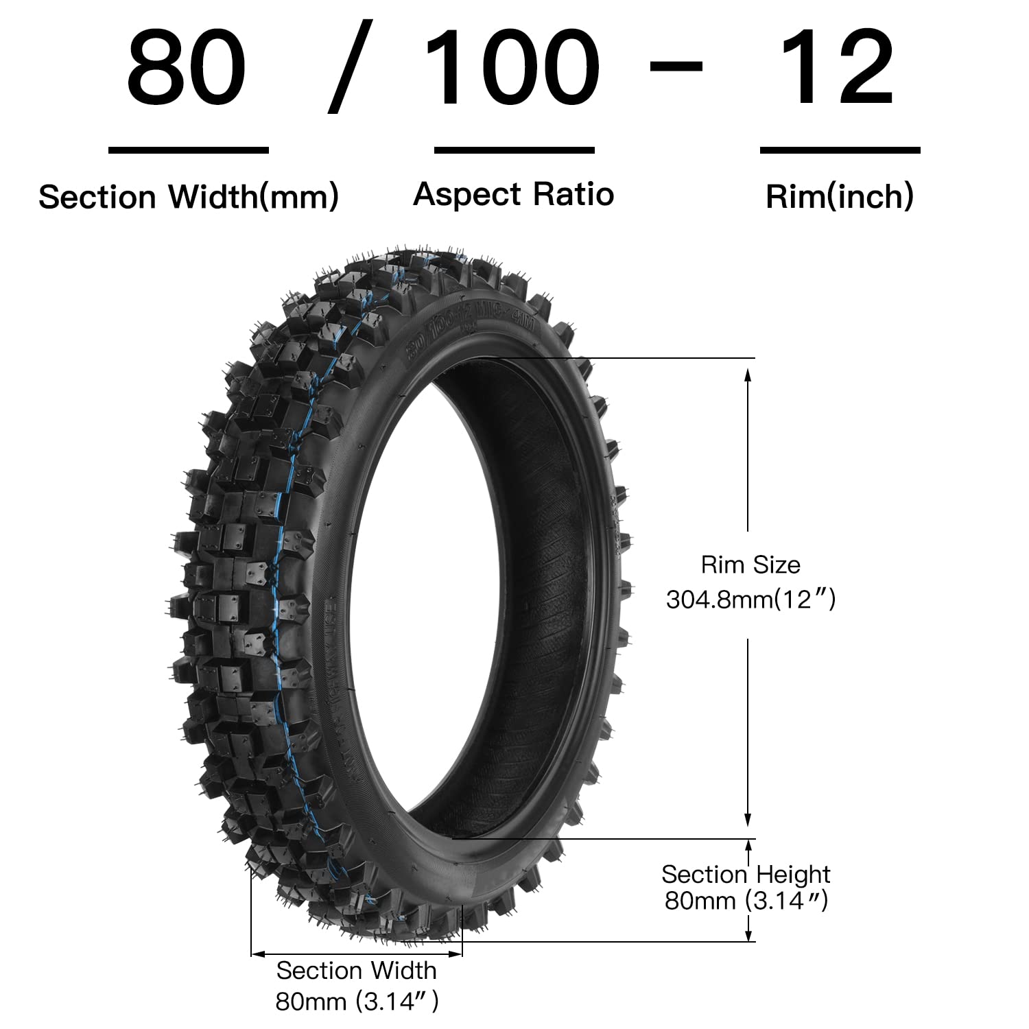 GREHUA tire kit contents showing tires, tubes and accessories