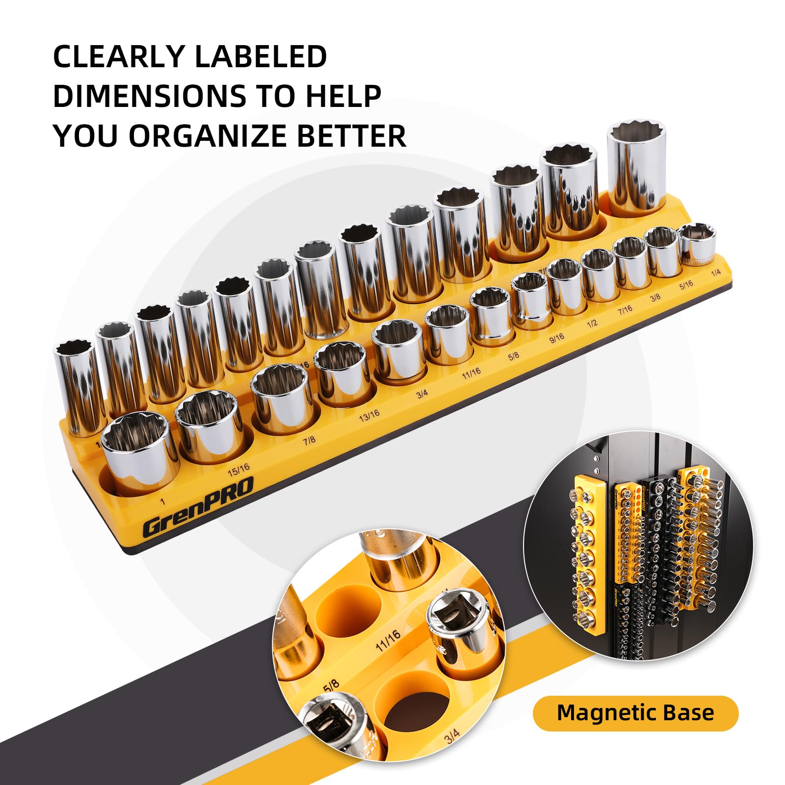 GRENPRO high-capacity tray accommodates up to 143 receptacles.