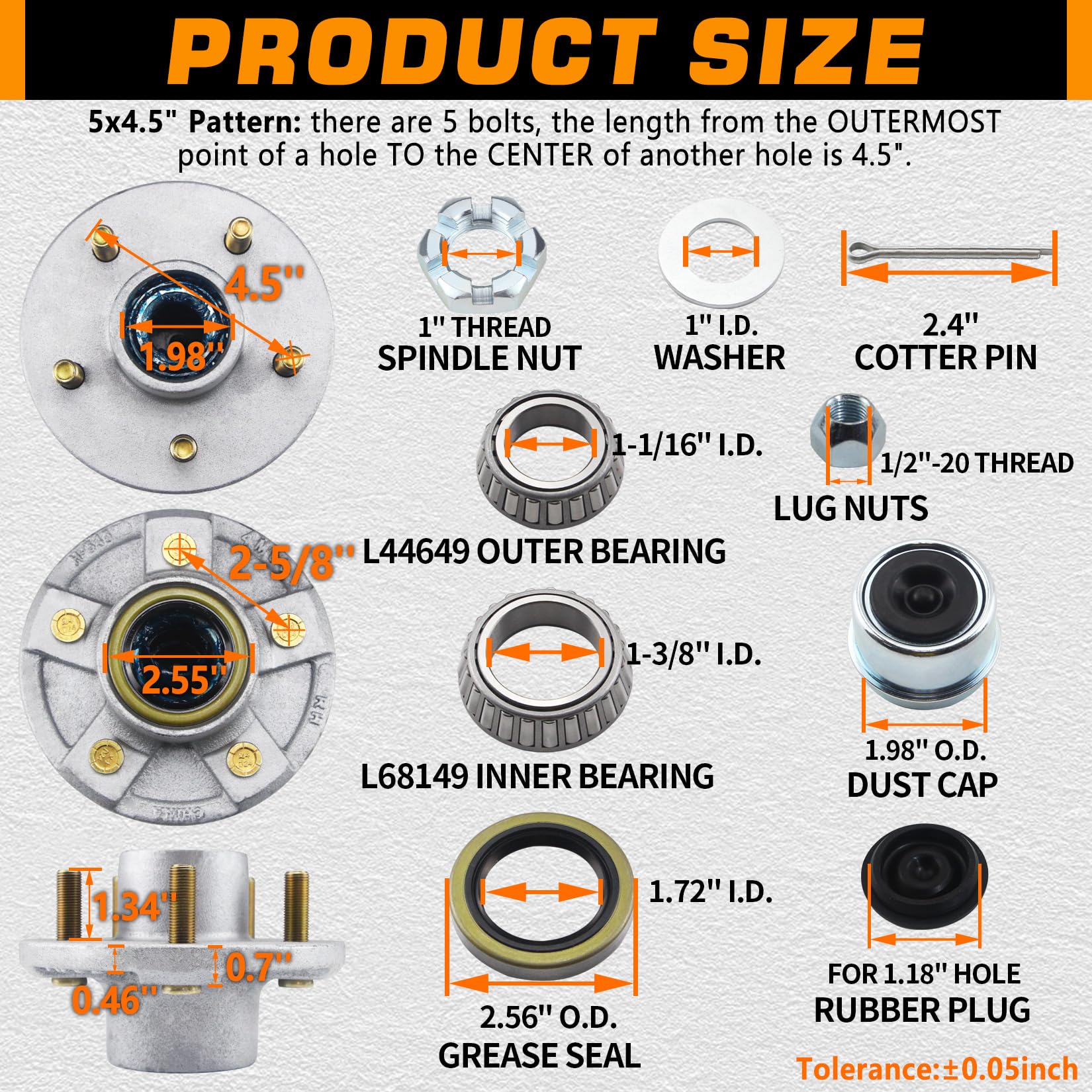GREPSPUD inner bearing L68149 designed for long-lasting performance