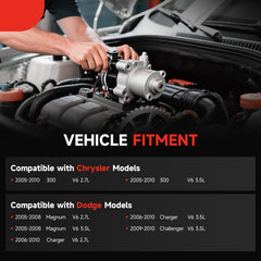 Grezuton starter in engine bay demonstrates Challenger fitment readiness