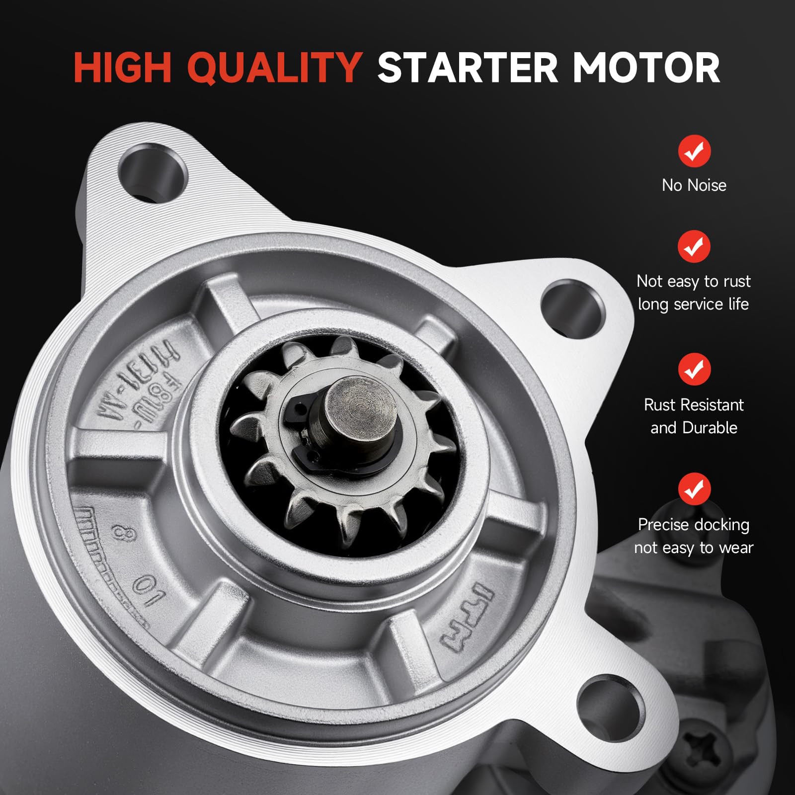 Grezuton starter with durable construction demonstrates long-lasting automotive electrical component