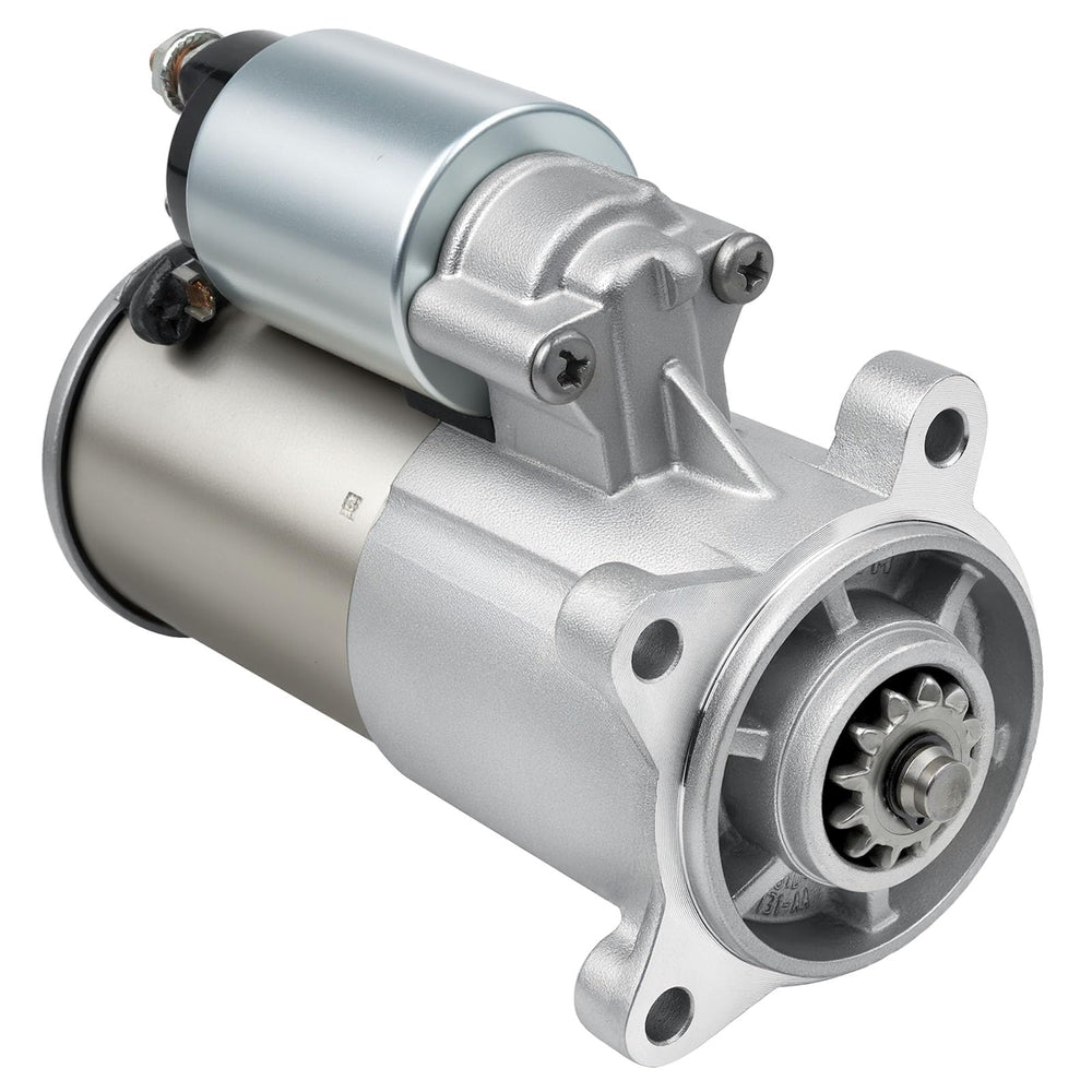 Grezuton starter in engine bay showing Ford fitment for dependable starts