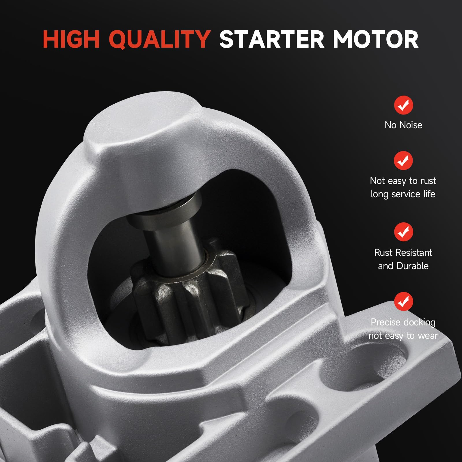 Grezuton starter for Silverado 1500 Classic 2007, durable construction and reliable start.
