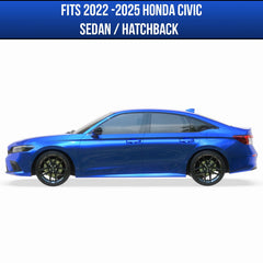 GRIDREADY Amber Delete headlight tint installed on a 2022-2025 Civic for a refined look.