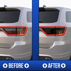 GRIDREADY tail light tint kit rear view closeup highlights dark smoke overlay