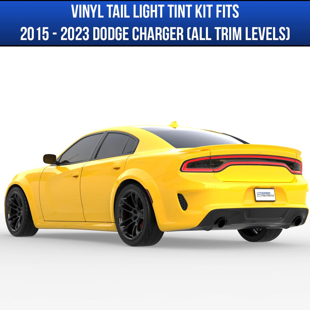 GRIDREADY durable vinyl taillight overlays for lasting shine and protection.