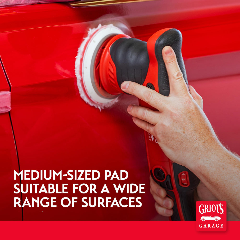 Griot's Garage defect-correction demo illustrates swirl removal and scratch improvement