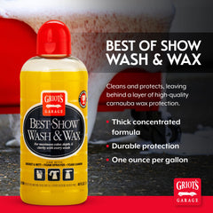 Griot's Garage Best of Show suds closeup shows rich foam aiding lubricity during washing.