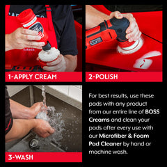 Griot's Garage BOSS 3in pad plush microfiber resists matting