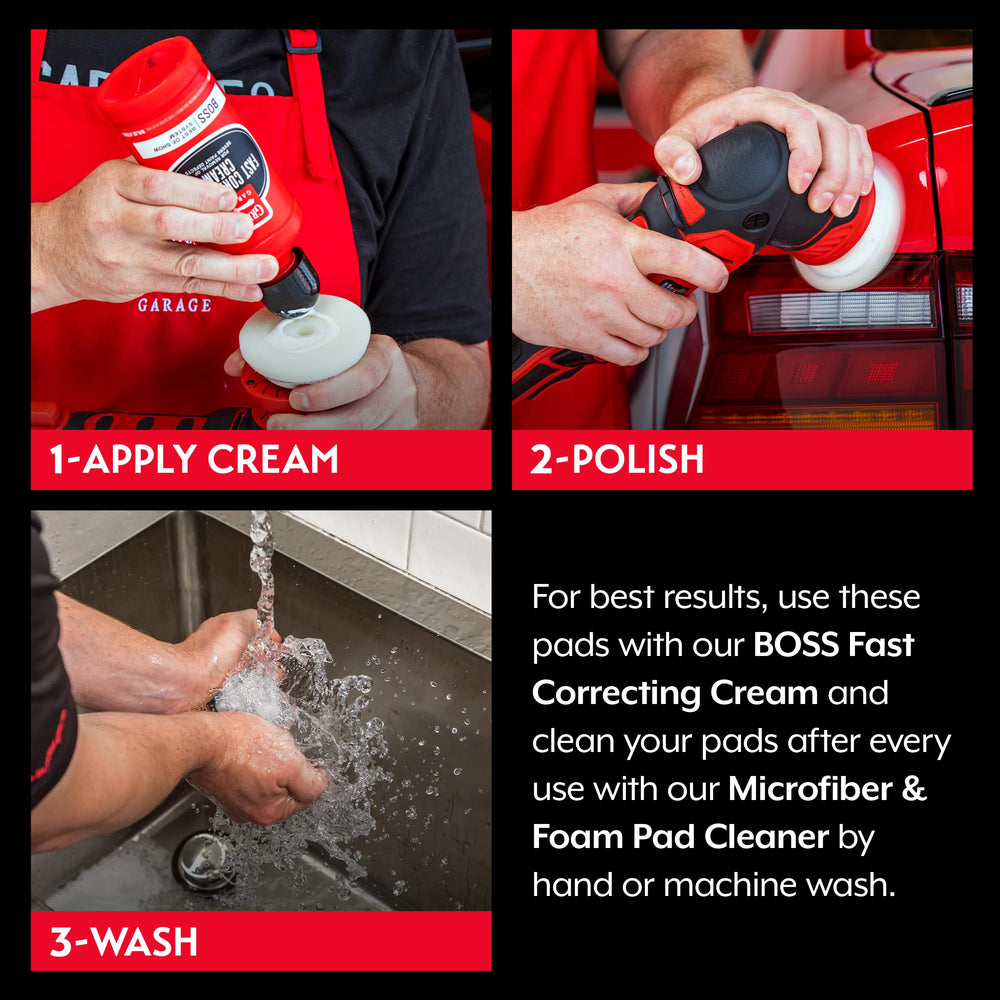 Griot's Garage BOSS pad low center of gravity improves control.
