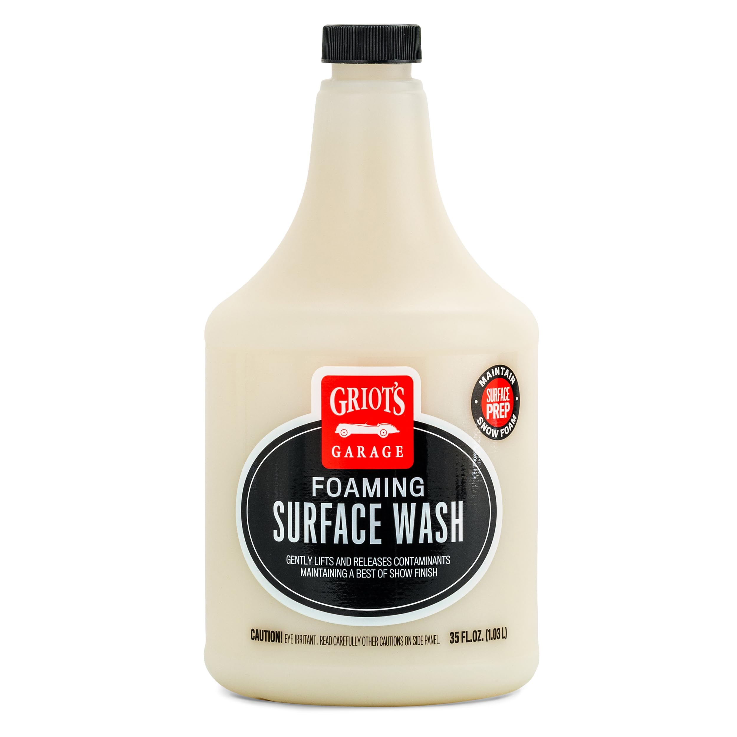 Griot's Garage Boss Foaming Surface Wash bottle with rich foam for paint-safe cleaning