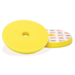 Griot's Garage Boss Perfecting foam pad yellow in action for light blemish refinement