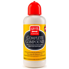 Griot's Garage Complete Compound bottle front view for scratch removal and gloss