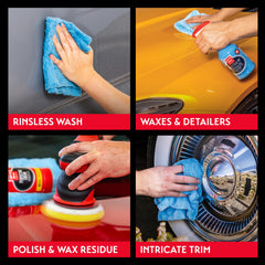 Griot's Garage edge-free towel for lifting polish and wax evenly.