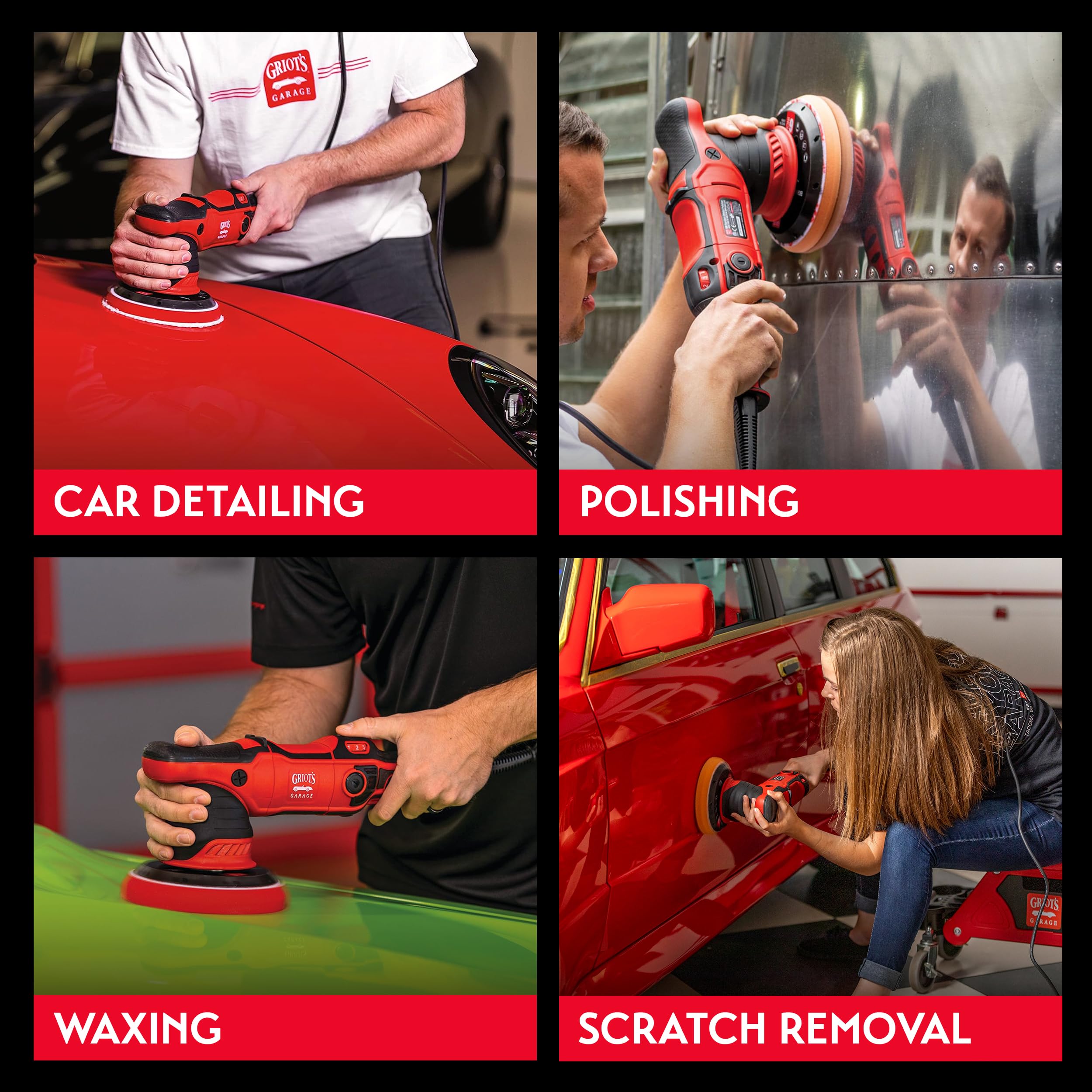 Griot's Garage G9 variable speed dial showing precise control options