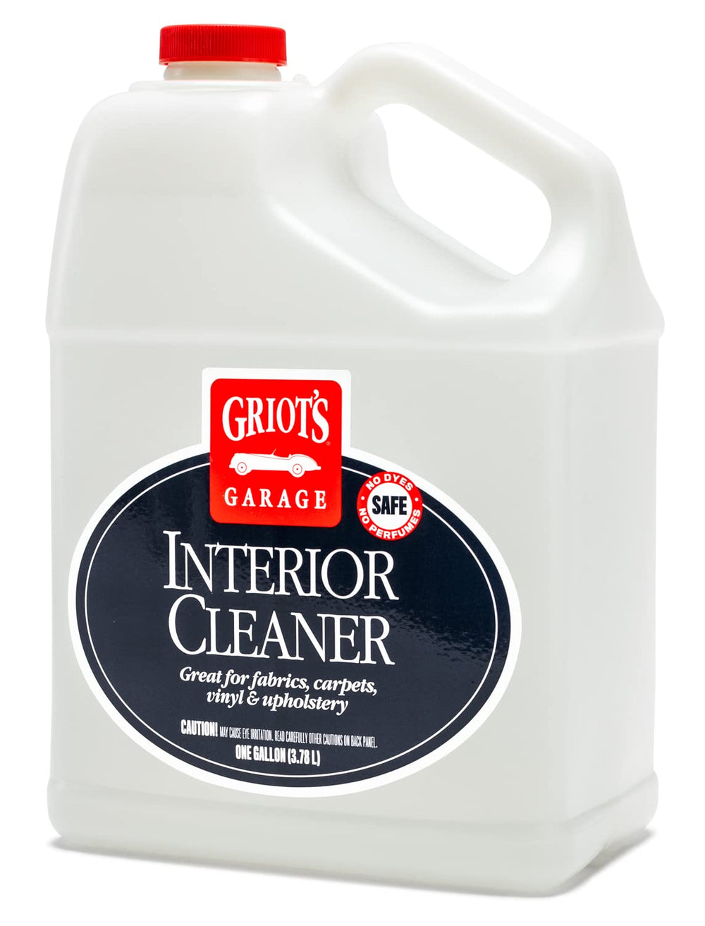 Griot's Garage interior cleaner spray on seats removing grime for a refreshed cabin