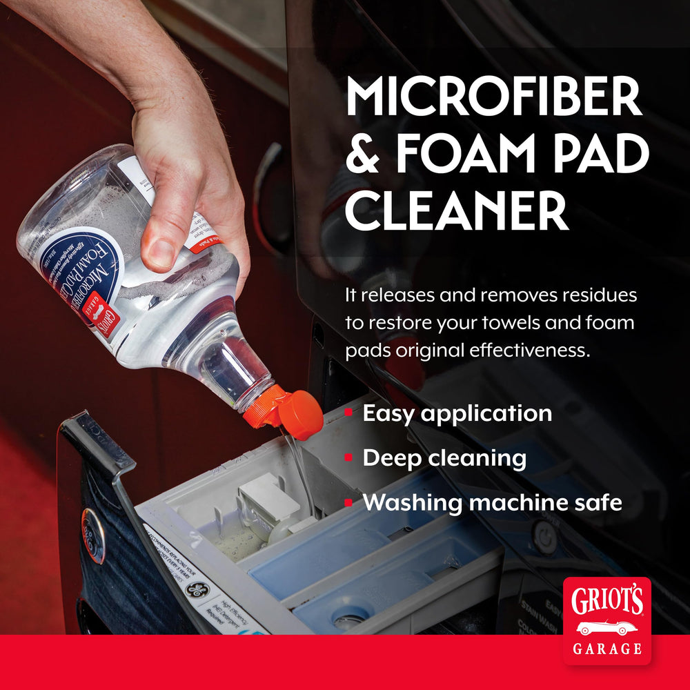 Griot's Garage microfiber towel after cleaner treatment feels soft and absorbent.