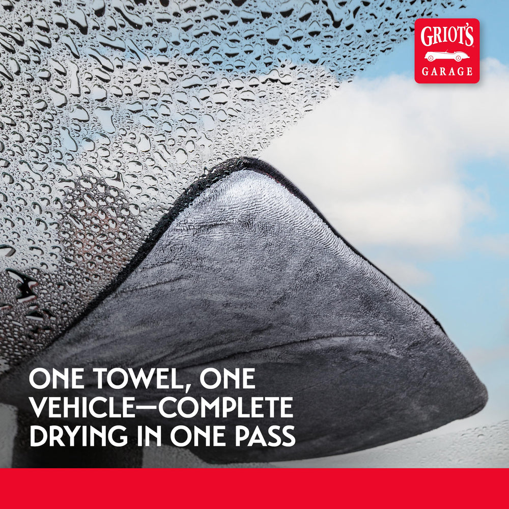 Machine-washable PFM Terry Weave Drying Towel stands up to repeated washes.