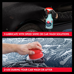 Griot's Garage rinse-and-reuse clay stays usable after a drop.