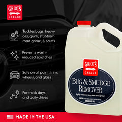 Griot's Garage Smudge Remover on paint surfaces lifting grime without scratches.