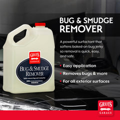 Griot's Garage Smudge Remover spray application demonstrating quick dwell time.