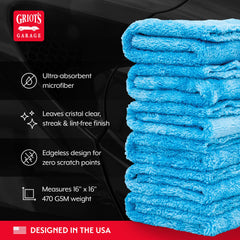 Griot's Garage snag-free detailing towel protects emblems and trim during use.