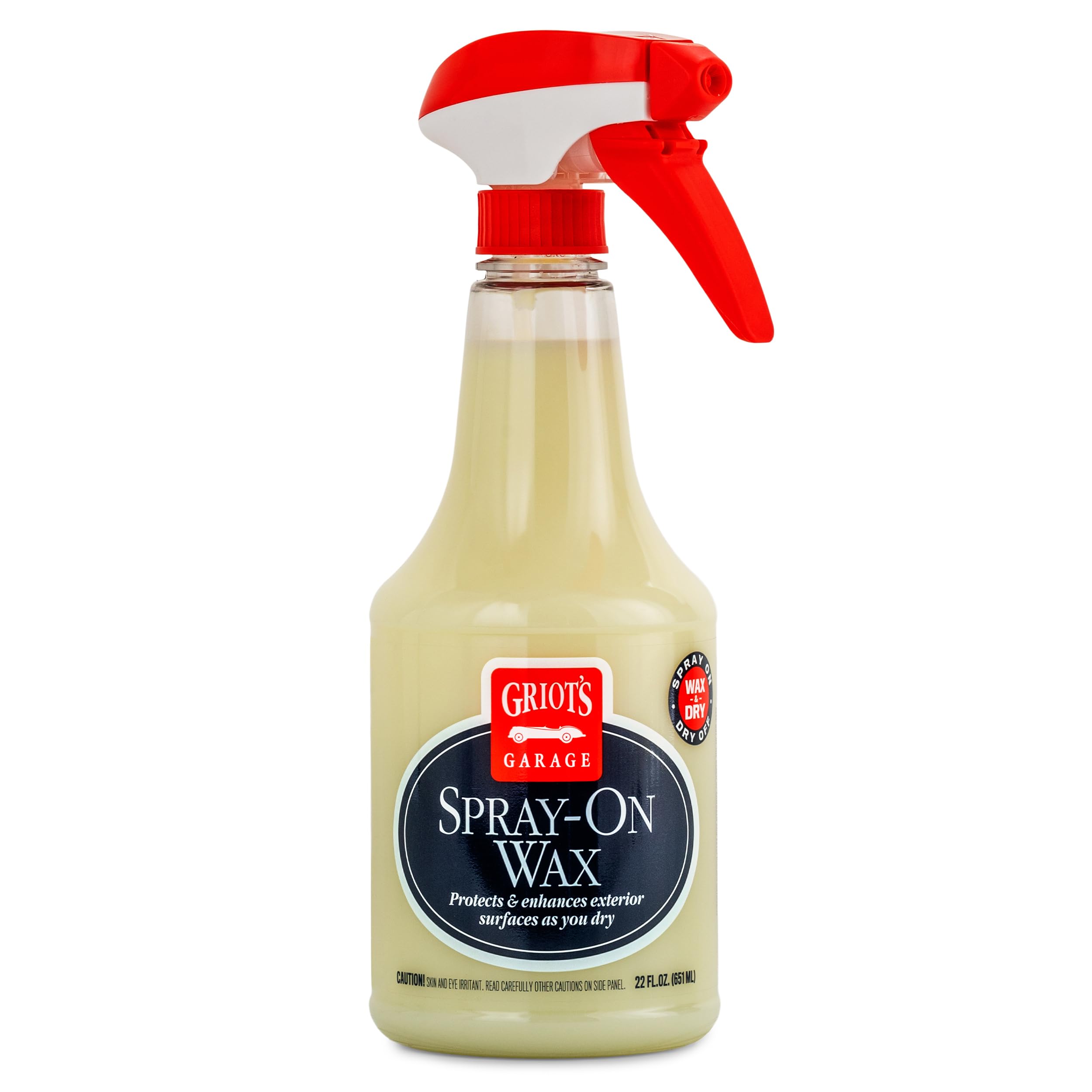 Griot's Garage Spray-On Wax adds instant gloss after washing.