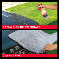 Griot's Garage Spray-On Wax provides noticeable shine and depth.