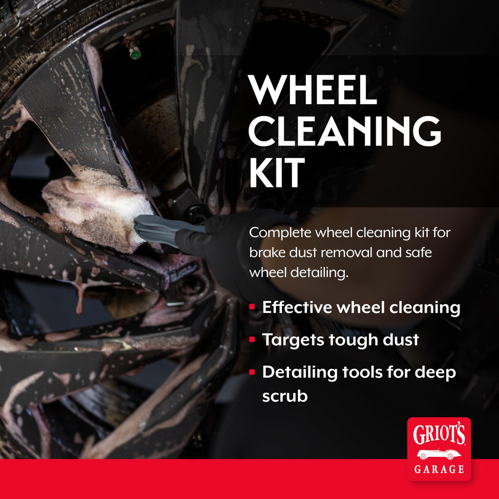Griot's Garage long-reach wheel brush reaches tight spots without scratching rims