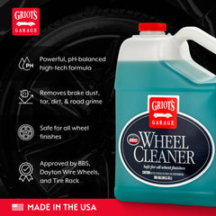 Dwelling time on a cool wheel helps loosen stubborn grime before gentle scrubbing.