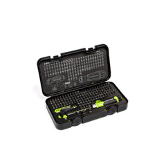 Grip Edge T-handle bit driver for comfortable extended use.