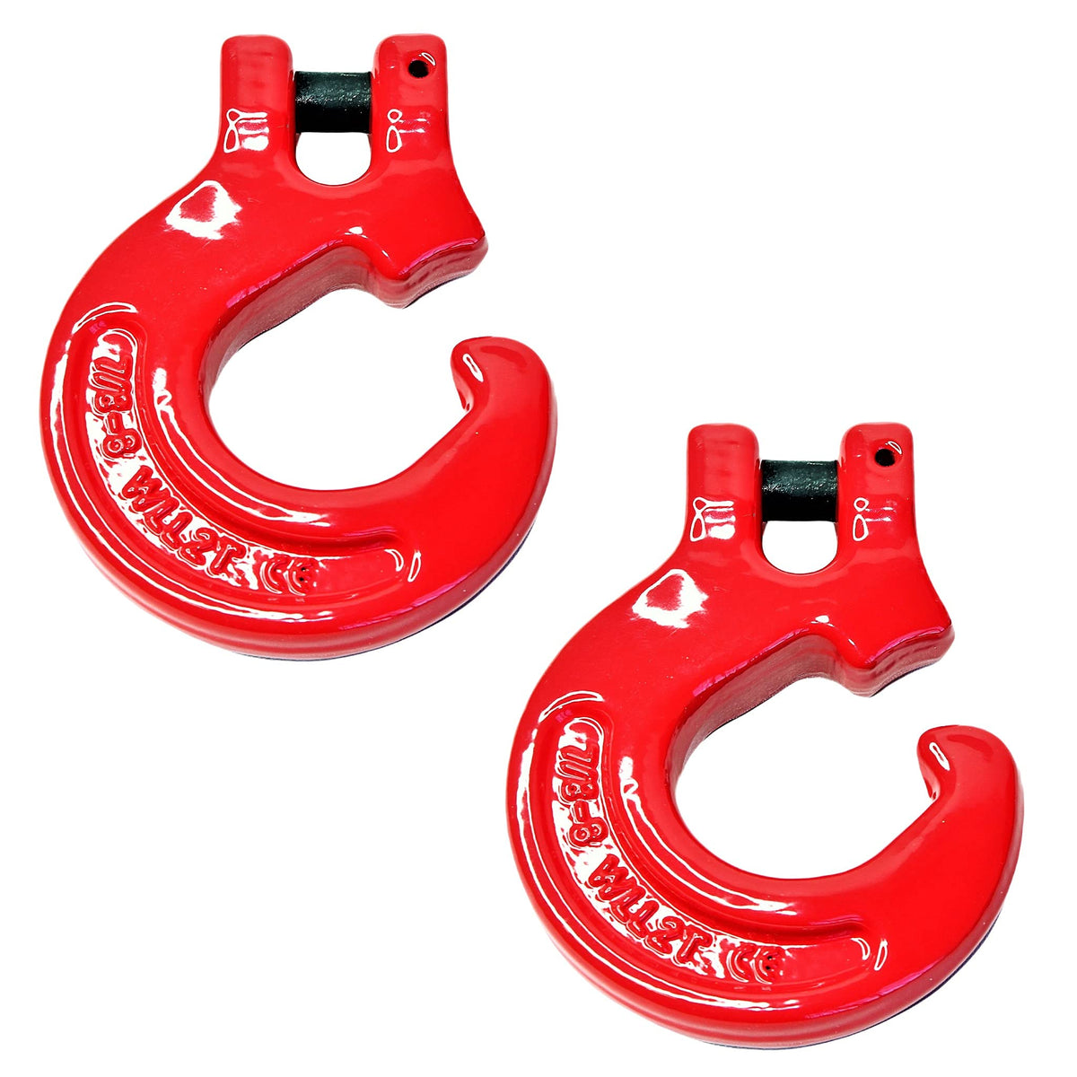 Gripon 5/16 in G80 logging chain choker hook two-pack, forged steel, secure seating and easy chain movement