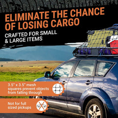 Grit Performance cargo net D-clips steel provide reliable attachment to anchor points