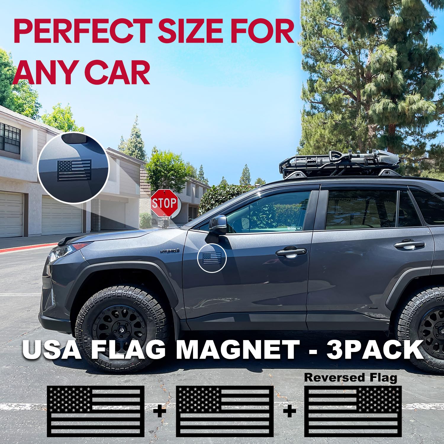 GRITKULTURE UV-coated flag magnets keep colors sharp against outdoor exposure.