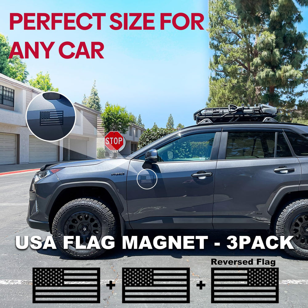 GRITKULTURE UV-coated flag magnets keep colors sharp against outdoor exposure.