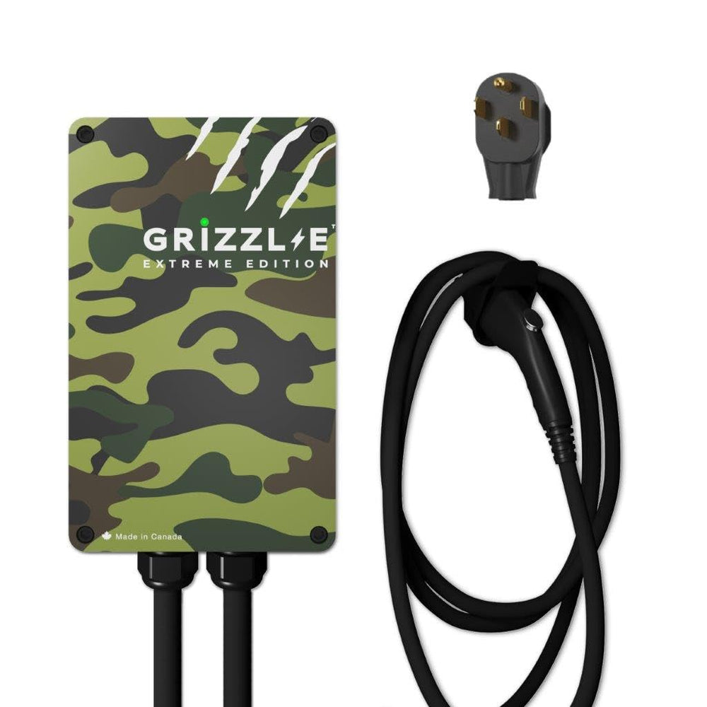 Grizzl-E Classic 240V 40A charger for outdoor mounting and home charging.