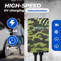 Grizzl-E Classic 24ft premium cable ready to reach your vehicle.