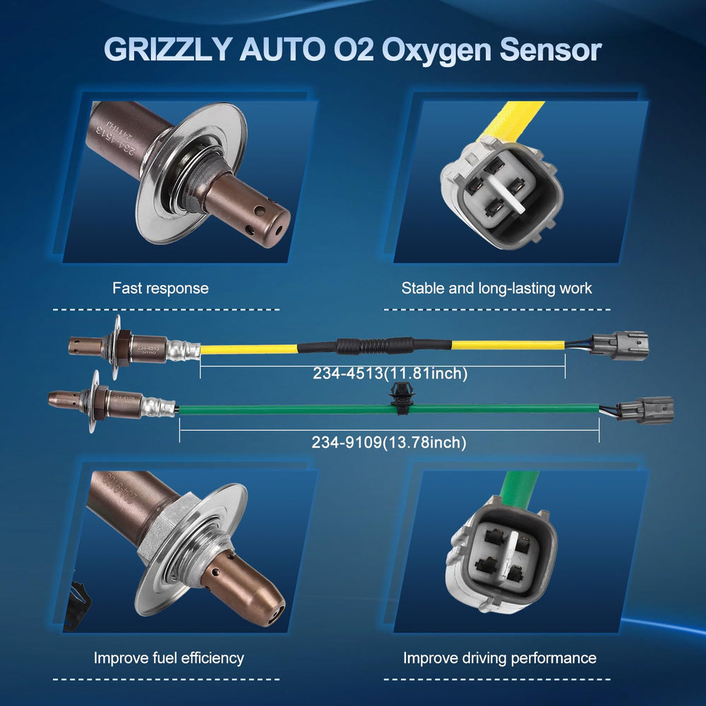 GRIZZLY AUTO O2 sensor stainless valve body close-up showing durability