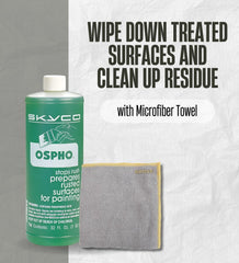 GROVE Ospho gift set packaging designed for garage or workshop metal prep.