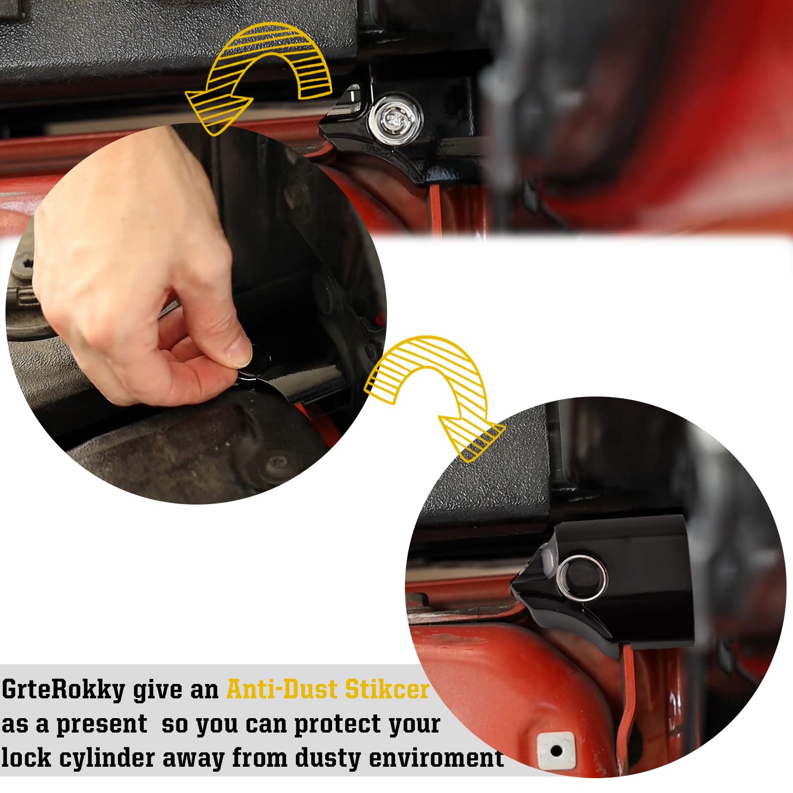 GrteRokky tailgate lock with weather coating resists corrosion