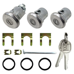 GruDawu car door trunk key kit front view showing sturdy metal construction.