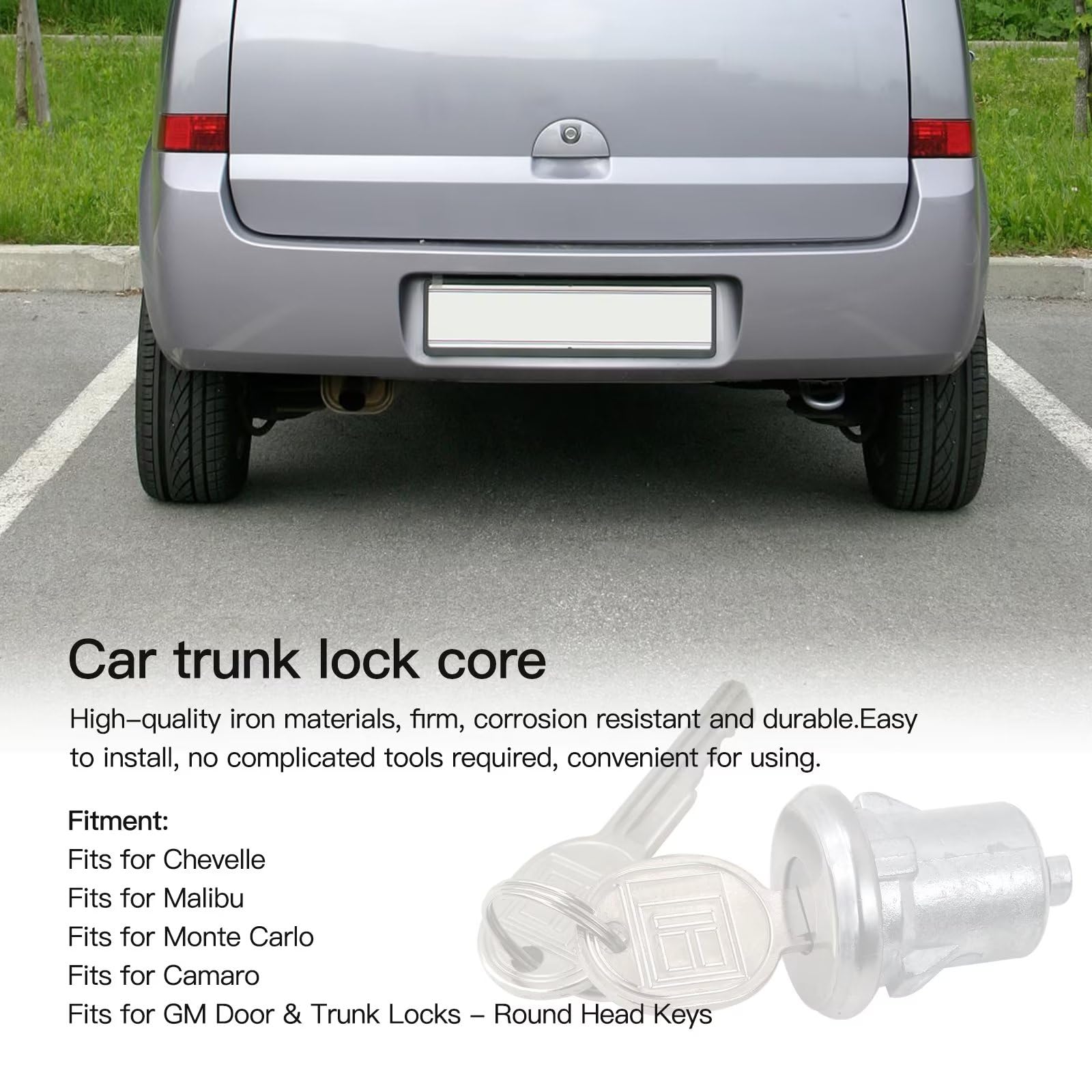 GruDawu door lock cylinder close-up emphasizing reliable finish.