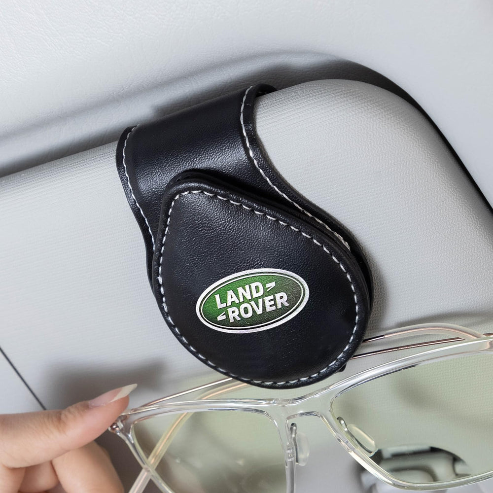 GshionLyfe sunglasses holder clip on visor for secure driving access.