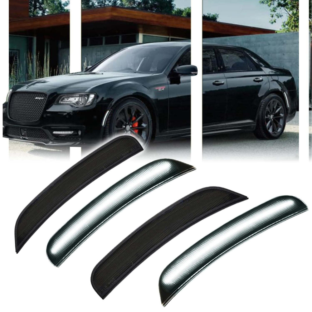 GSOWO Chrysler 300 front side marker LED smoked lens for enhanced daytime visibility.