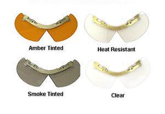GSP eye shield attachment hardware for quick, secure installation.