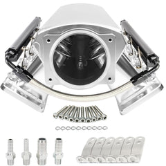 GSTP LS cathedral-port intake manifold 102mm silver for LS engines improves airflow